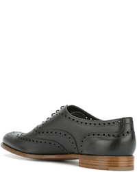 Женские черные кожаные броги от Church's