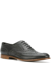 Женские черные кожаные броги от Church's