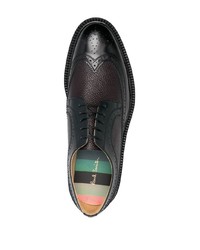 Черные кожаные броги от Paul Smith