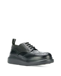 Черные кожаные броги от Alexander McQueen