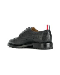 Женские черные кожаные броги от Thom Browne