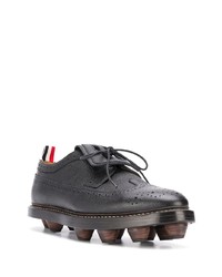 Черные кожаные броги от Thom Browne
