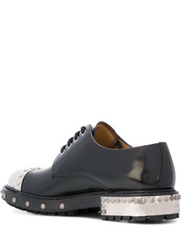Черные кожаные броги от Alexander McQueen