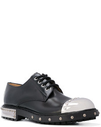 Черные кожаные броги от Alexander McQueen