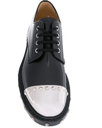 Черные кожаные броги от Alexander McQueen