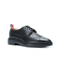 Женские черные кожаные броги от Thom Browne