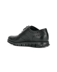 Черные кожаные броги от Cole Haan
