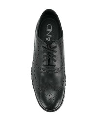 Черные кожаные броги от Cole Haan