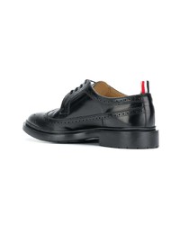 Черные кожаные броги от Thom Browne