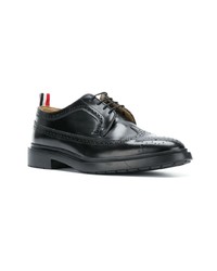 Черные кожаные броги от Thom Browne