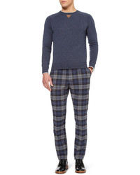 Черные кожаные броги от Grenson