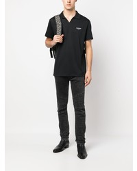 Черные кожаные броги от Balmain