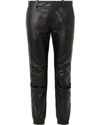 Женские черные кожаные брюки-галифе от Nili Lotan