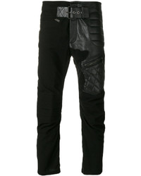 Мужские черные кожаные брюки от Haider Ackermann