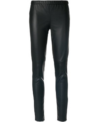 Женские черные кожаные брюки от MICHAEL Michael Kors