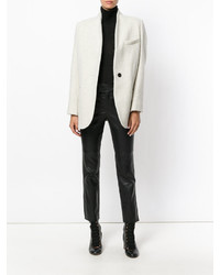 Женские черные кожаные брюки от Isabel Marant