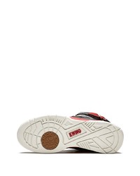 Мужские черные кожаные высокие кеды от Ewing