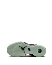 Мужские черные кожаные высокие кеды от Jordan