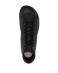 Мужские черные кожаные высокие кеды от Birkenstock