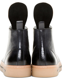 Женские черные кожаные высокие кеды от Marc by Marc Jacobs