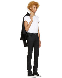 Мужские черные кожаные высокие кеды от Junya Watanabe