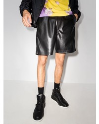 Мужские черные кожаные высокие кеды от Valentino Garavani