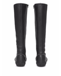 Мужские черные кожаные высокие кеды от Burberry