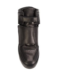 Мужские черные кожаные высокие кеды от Hender Scheme