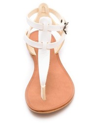 Черные кожаные вьетнамки от Joie a la Plage