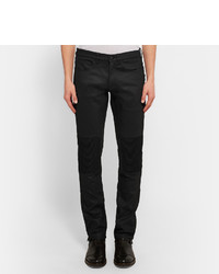 Мужские черные кожаные джинсы от Belstaff