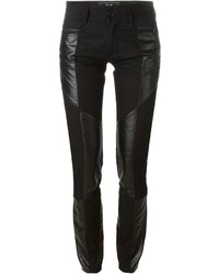 Женские черные кожаные джинсы от Unconditional