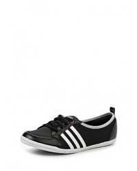 Женские черные кожаные кеды от adidas Neo