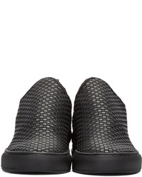 Мужские черные кожаные кеды от Filling Pieces