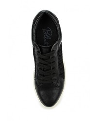 Женские черные кожаные кеды от Blink