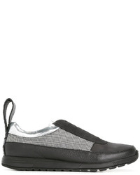 Мужские черные кожаные кеды от Blood Brother