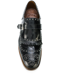 Мужские черные кожаные кеды от Church's