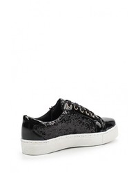 Женские черные кожаные кеды от Catherine