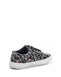 Женские черные кожаные кеды от Coco Perla