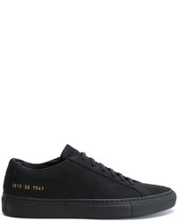 Женские черные кожаные кеды от Common Projects