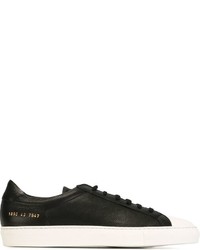 Мужские черные кожаные кеды от Common Projects