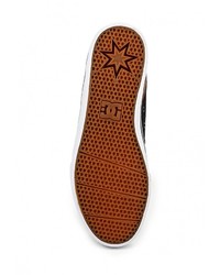 Мужские черные кожаные кеды от DC Shoes