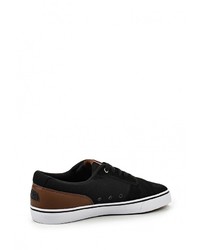 Мужские черные кожаные кеды от DC Shoes