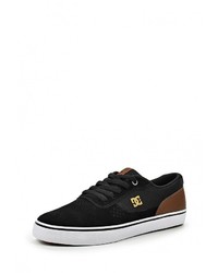 Мужские черные кожаные кеды от DC Shoes