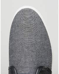 Мужские черные кожаные кеды от Aldo