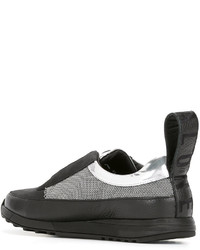 Мужские черные кожаные кеды от Blood Brother