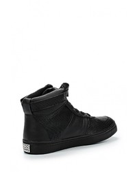 Женские черные кожаные кеды от Gioseppo