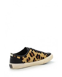 Женские черные кожаные кеды от Gioseppo