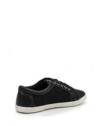 Женские черные кожаные кеды от Gisicode