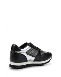 Женские черные кожаные кеды от Ideal