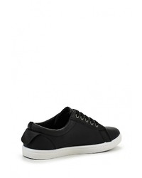 Мужские черные кожаные кеды от Ideal